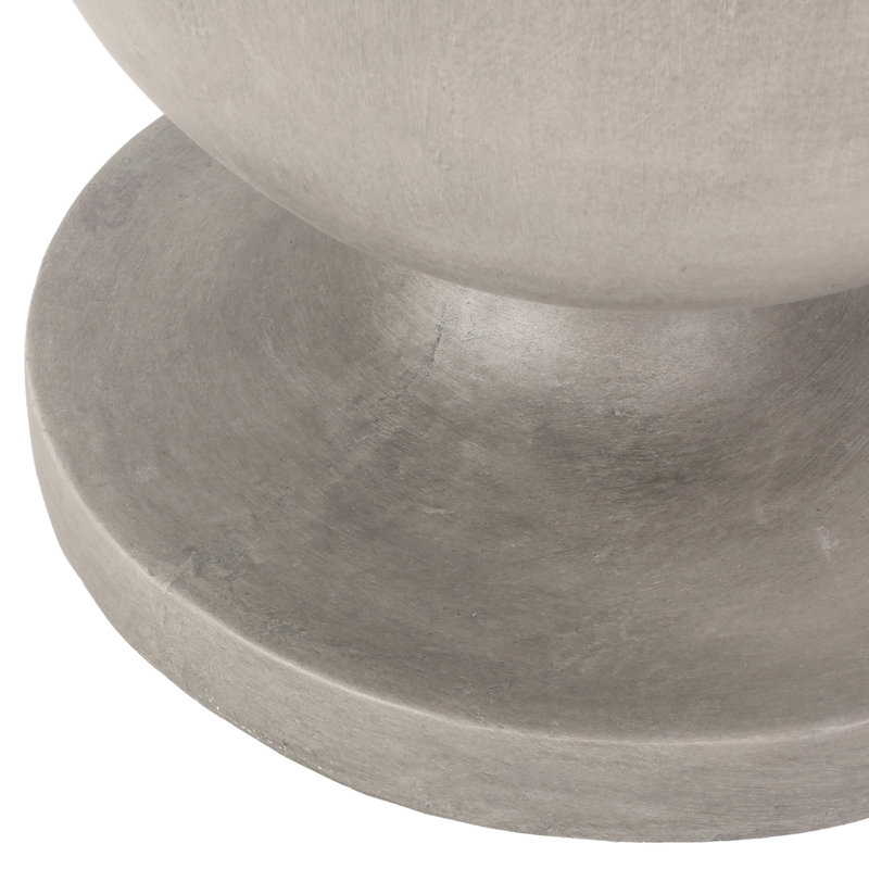 Table d'appoint légère en béton - Accessoire de couloir minimaliste et fonctionnel