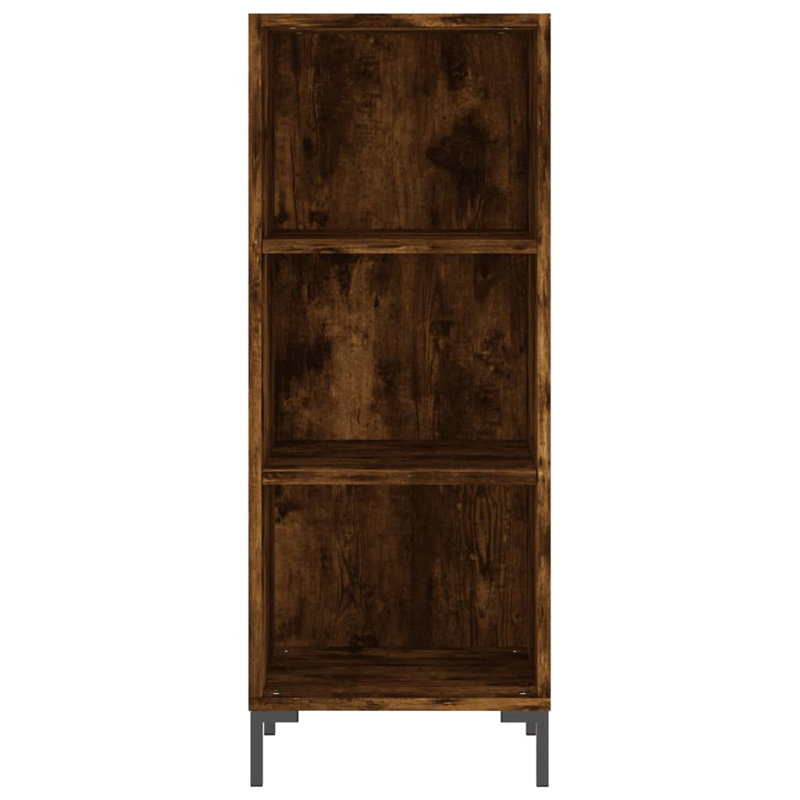 Magsud 90 cm H x 34.5 cm W Standard Bookcase, Smoked Oak