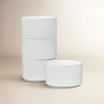 Colortex Stone Porcelain Dessert Bowl