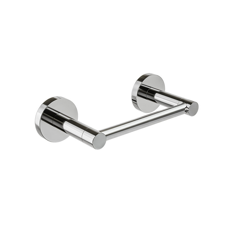 Summit Wall-Mounted Pivot Toilet Paper Holder - Chrome, Premium Brass Construction, Installation Hardware Included, Chrome