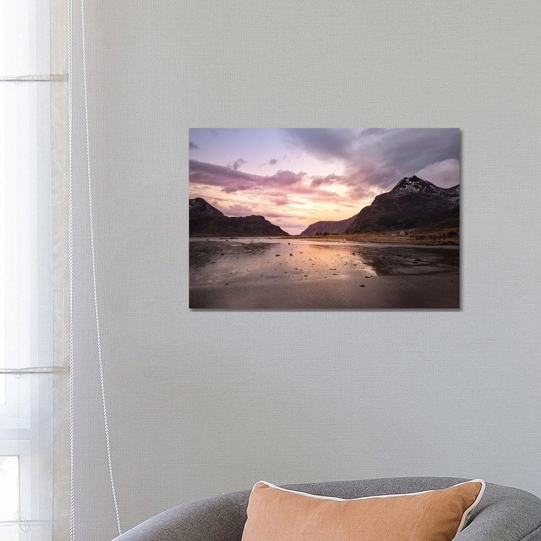 Frühling auf den Lofoten - Galerie-verpackte Leinwand Giclée