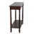 Rachel Collection Console Table with Storage Shelf End Table - Walnut-104621367