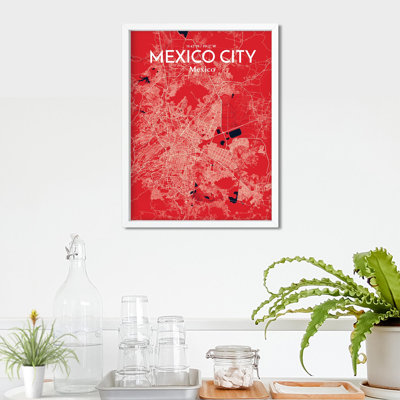 «Mexico City Map», impression