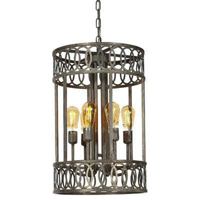 Rouge 6 - Light Lantern Cylinder Chandelier