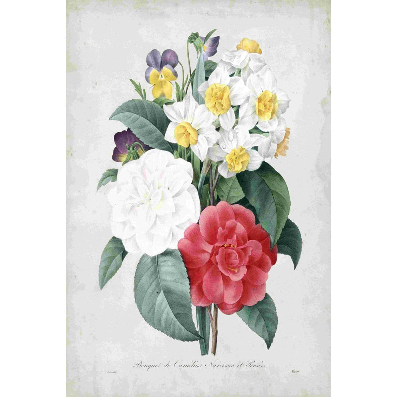 Redoute Bouquet III, L 12 po x H 18 po