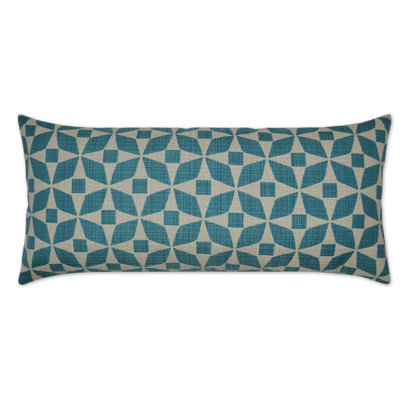 Marquee Geometric Sunbrella® Outdoor Reversible Throw Pillow