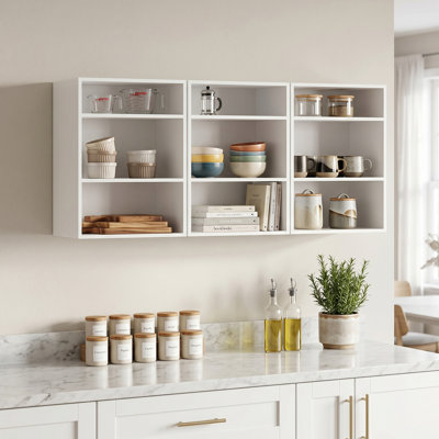 Armoire de rangement murale pour couture 47,4 po, étagère de bricolage