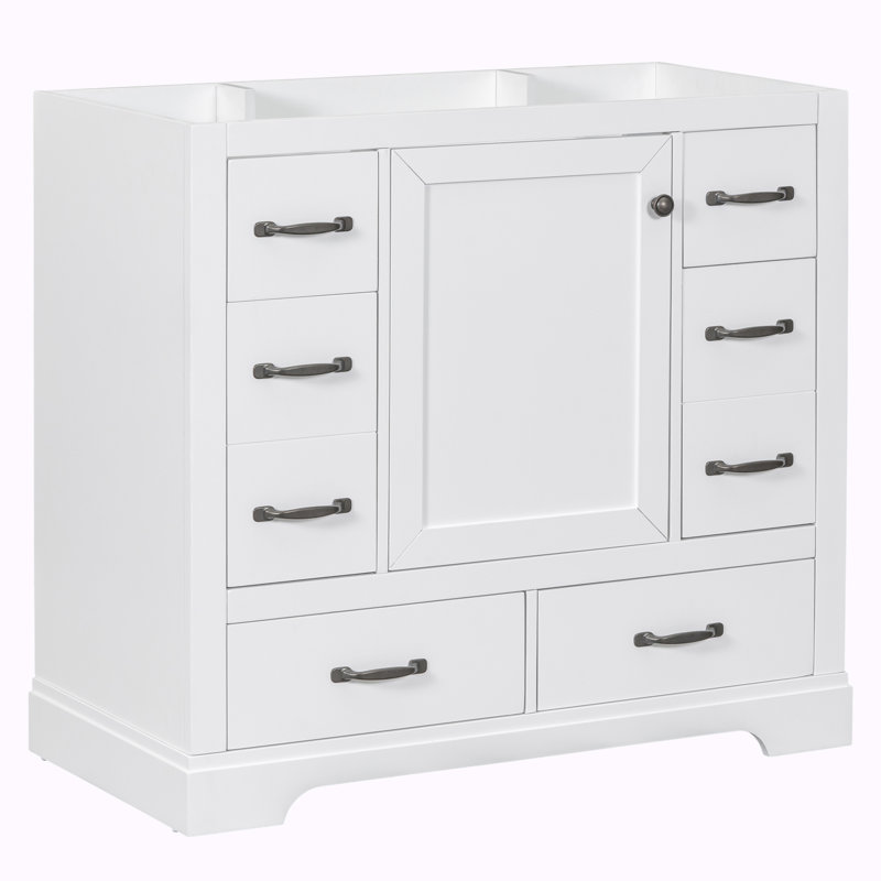 Bases de meuble-lavabo 36 po seulement, Blanc
