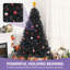 Arbre de Noël noir 6 pi 6 pieds Halloween