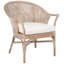 Chaise avec accoudoirs en lin Lucia-450497543