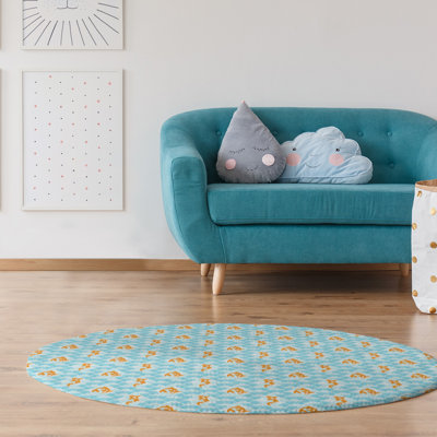 Tapis vert Koi Fish and Waves