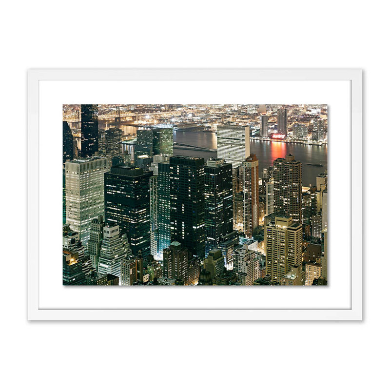 City III Print by Jakob Wagner, White, 18" H x 24" W x 1.5" D
