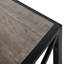Table basse contemporaine avec rangement en verre trempé et structure en métal, structure stable, structure industrielle unique en X avec charge de 220 lb, matériau, surface lisse, largeur 38,94 po-1035832166