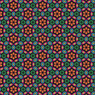 Tapis rouge / vert Power Loom