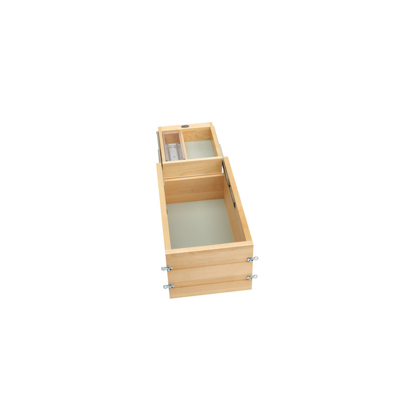Rev-A-Shelf Wood Vanity  Replacement Half Tier Drawer System with Soft Close, 10.5" W