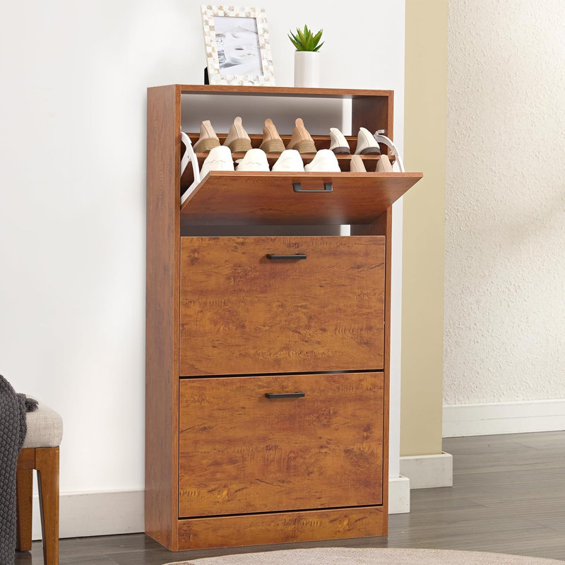 18 Pair Shoe Storage Cabinet