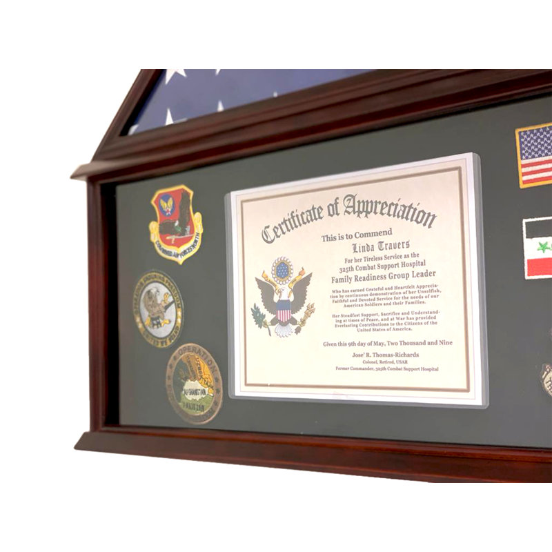 25.2" Flag Display Case