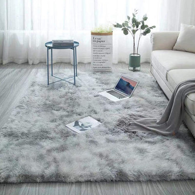Tapis à poil long Antonije Tie Dye