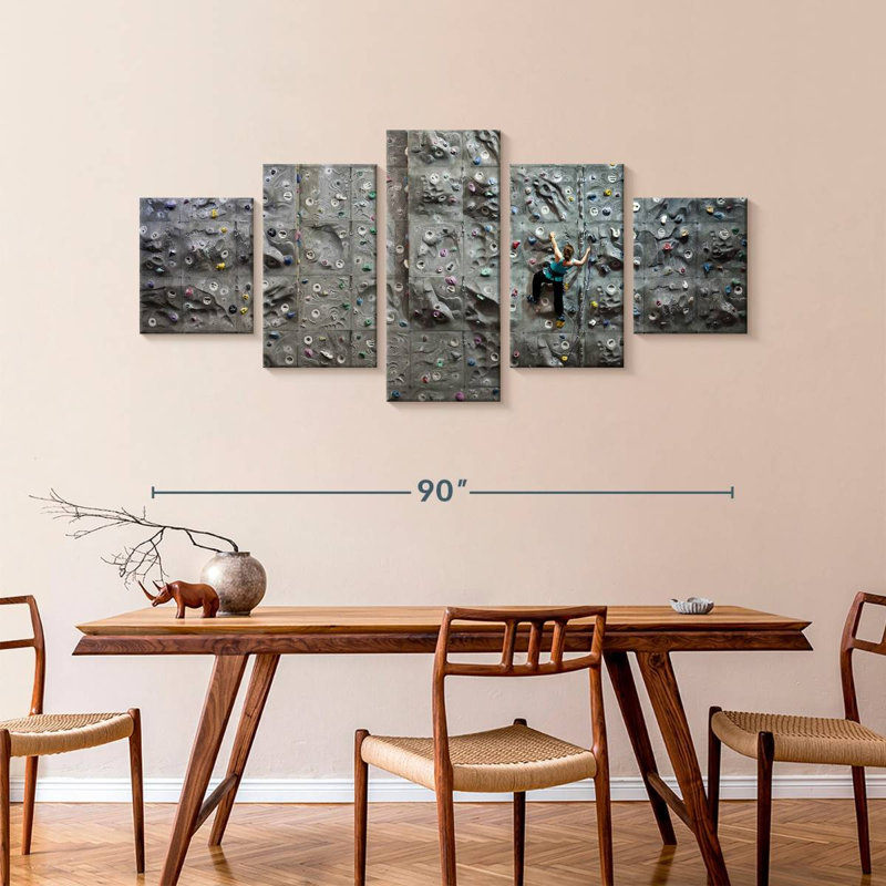 Climbing Practice, 42" H x 92" W