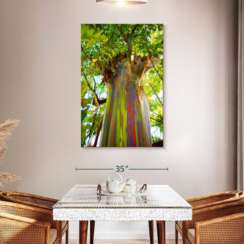 Harnek Rainbow Tree Trunk, 48" H x 32" W