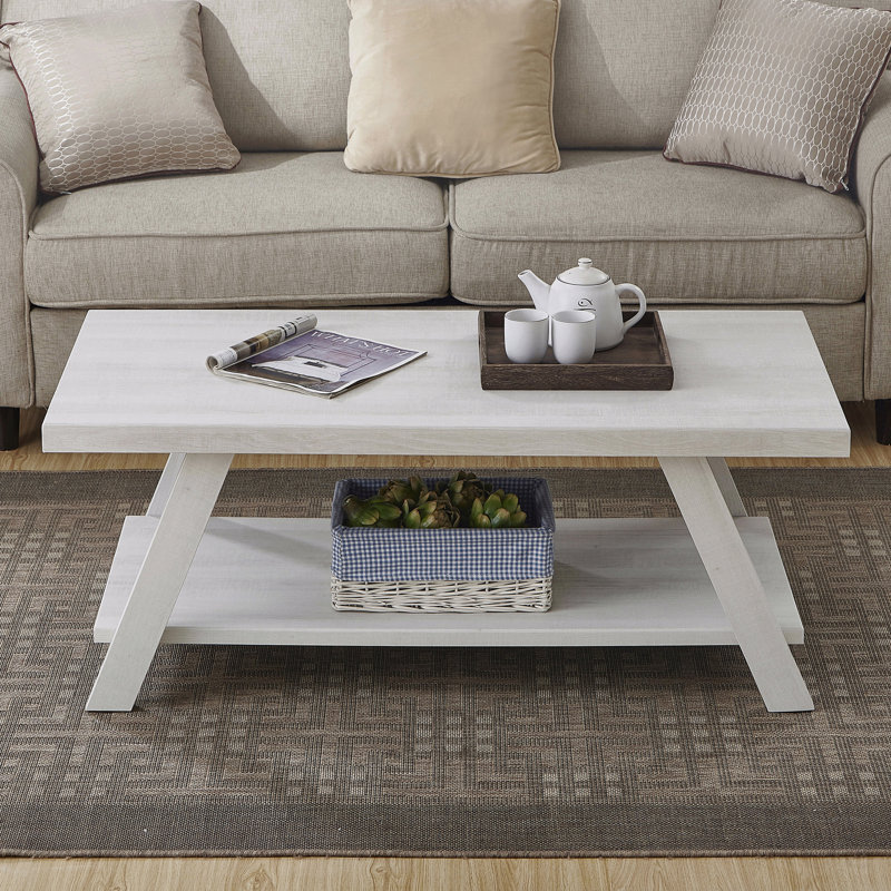 Table basse Contemporary, Blanc, Blanc