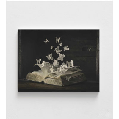 Butterflies Rising Wall Art, Surreal Book Photography