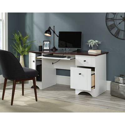 Bureau en bois en chêne Laurel