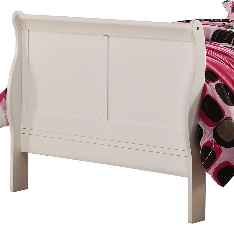 Lit blanc pour matelas double, fabriqué avec des matériaux et un lit en bois massif, stabilité artisanale, Lit double