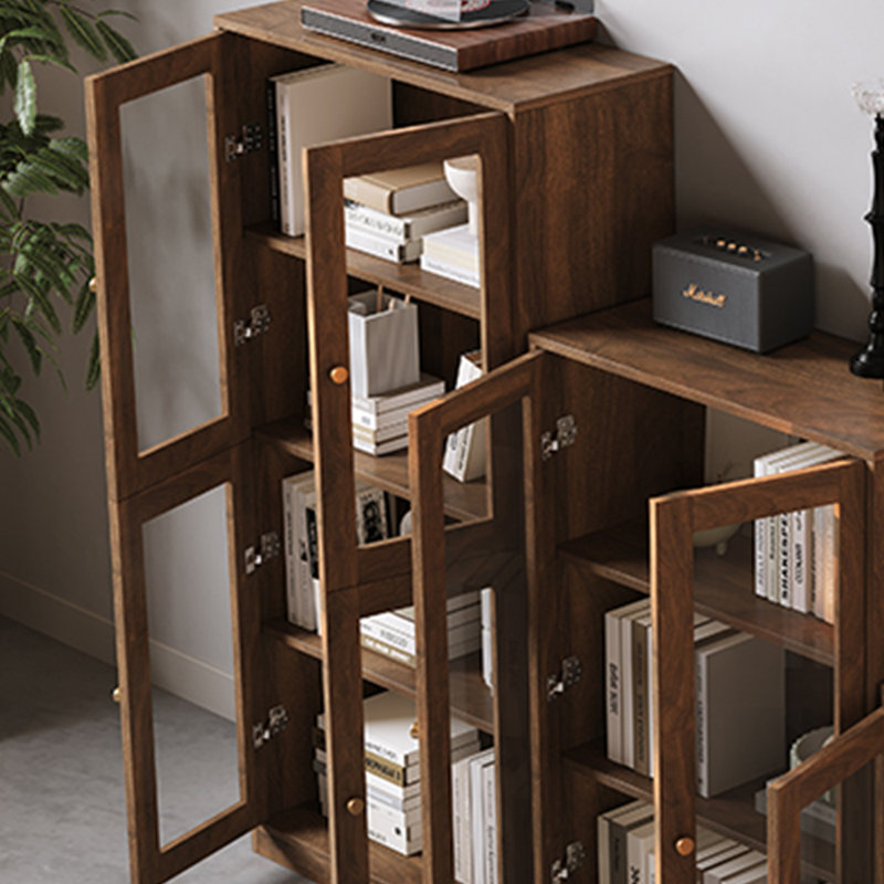 Bibliothèque populaire de style américain, H 55,91 po x l 23,62 po x P 13,78 po