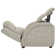 Shiller Power Lay Flat Recliner With Power Adjustable Headrest And Lumbar, Zero Gravity And CR3 Therapeutic Massage Covered In Nanobionic Fabric