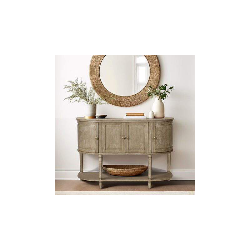 Armoire décorative avec tablette inférieure
