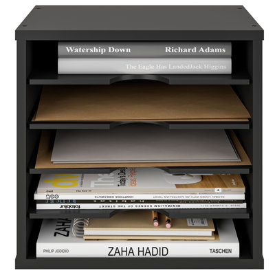 Logan Stackable 5-Tier Paper, Mail and File Organizer