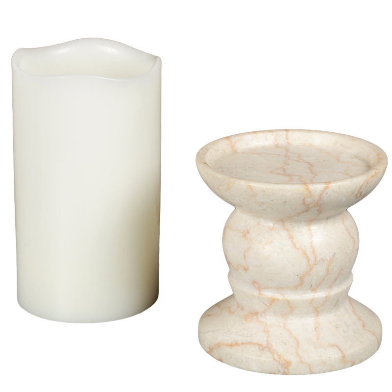 Unscented Flameless Pillar Candle