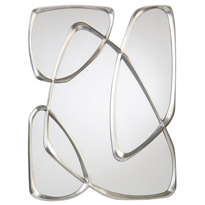 Zeta Flat Metal Wall Mirror