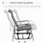 Fauteuil oscillant de patio - conception ergonomique