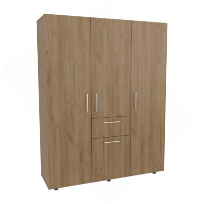 Armoire, 2 portes, 5 tablettes, 1 tiroir