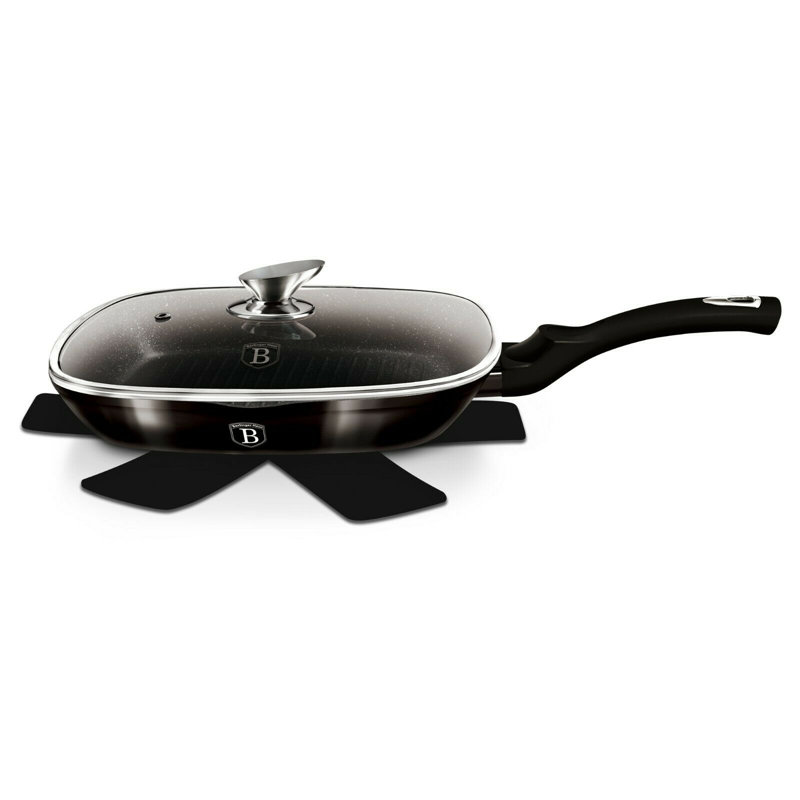 Berlinger Non-Stick Enameled Cast Iron Grill Pan / Griddle Set