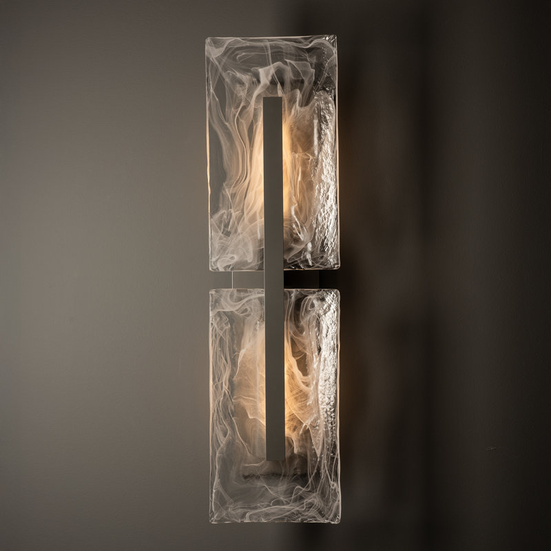 Arc Tall Outdoor Wall Sconce, Coastal Burnished Steel