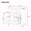 Ensemble de meuble-lavabo simple 30 po avec plateau en céramique Amarchand-1176874763