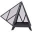 Majestic Pyramid Steel Mesh Fire Pit