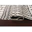 Tapis oriental marocain beige / ivoire / noir à teinture végétale unique noué à la main 8 pi 1 po x 9 pi 9 po