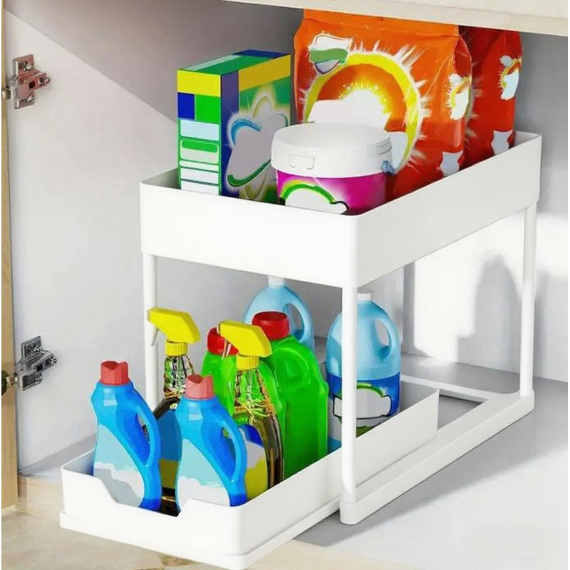 Tablette pour lavabo, 1 paquet, blanc, Blanc