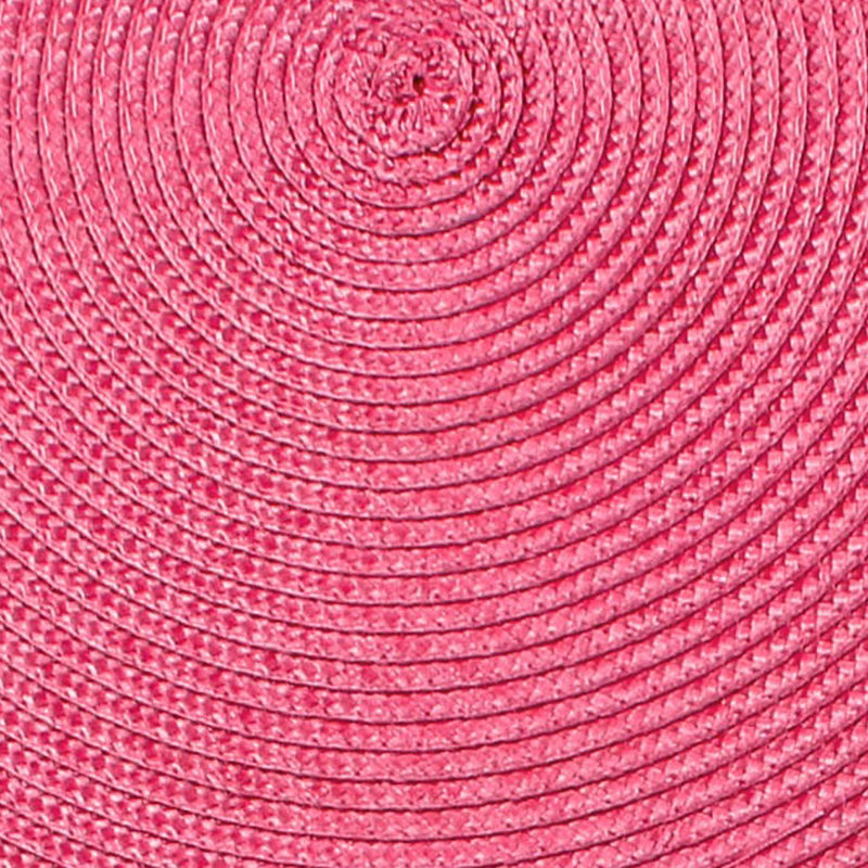 French Rose Polypropylene Round Christmas Placemats and Coasters Set