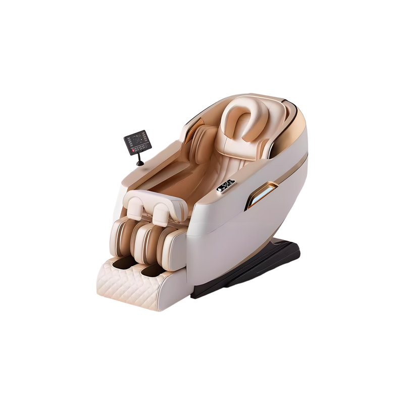 Fauteuil de massage électrique multifonctionnel Champagne Gold