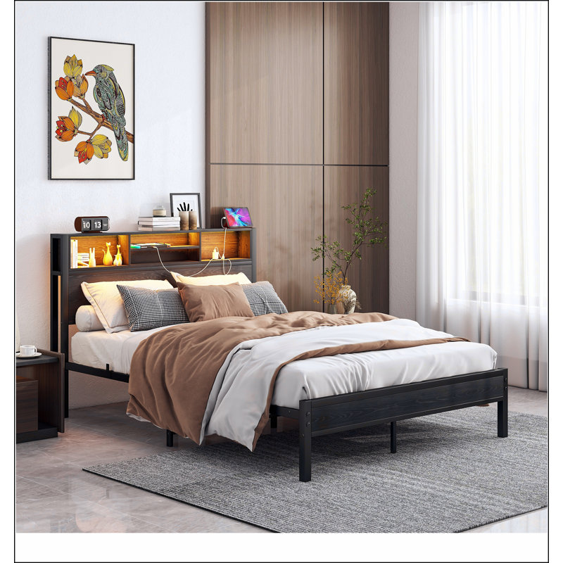 Black Full / Double Bed, Full