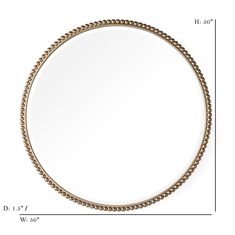 Eres Circle Framed Mirror