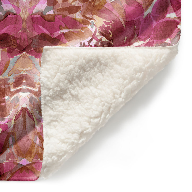 Couverture sherpa douce enchanted forest vi, l 51 po x L 60 po