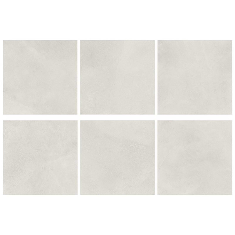 New Rock 48x48 Matte Porcelain Tile, Perla White