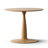 39.5"/34.5" Round Pedestal Dining Table-93912363