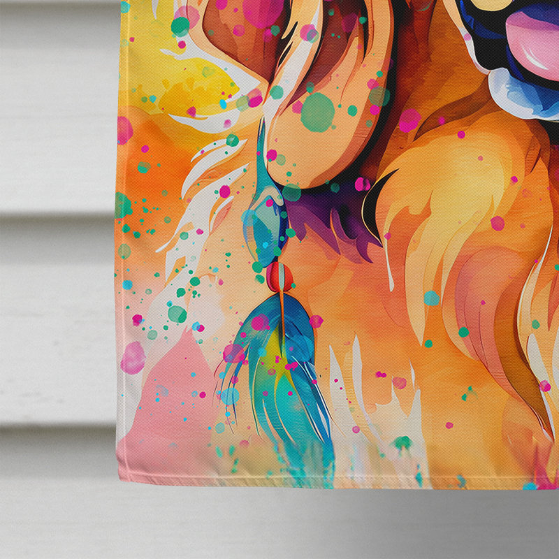 Drapeau de la maison Hippie Dawg, Golden retriever